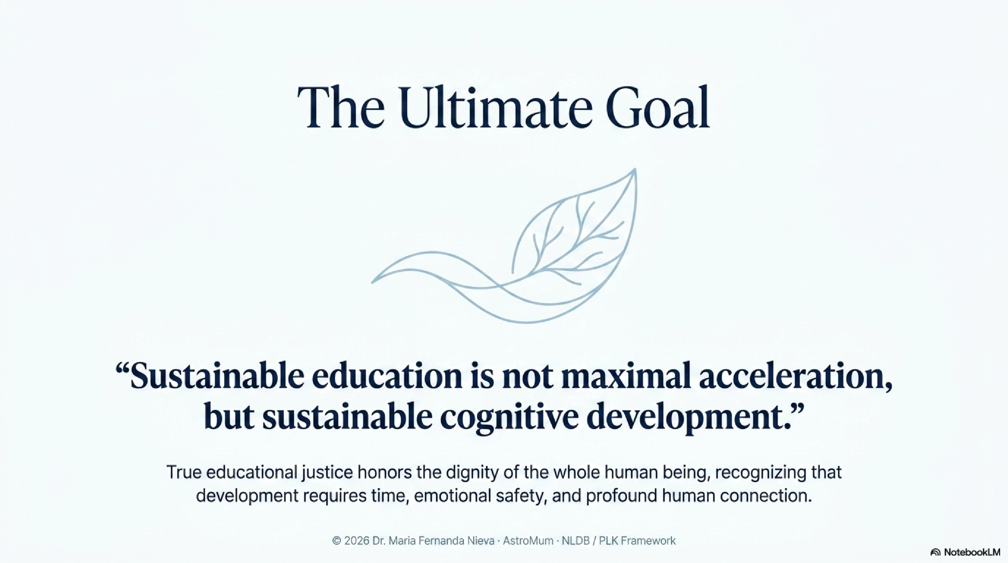 Slide 14: The Ultimate Goal