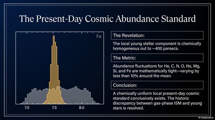 Present-day cosmic abundance standard